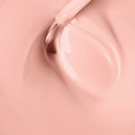 ROXI Timeless Builder Gel texture showing thick self-levelling consistency, peach nude finish